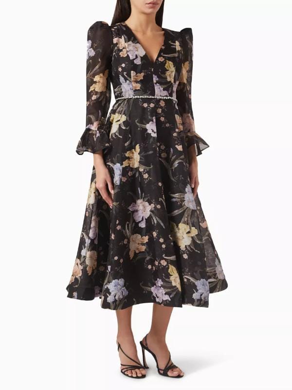 Floral Midi Dress 